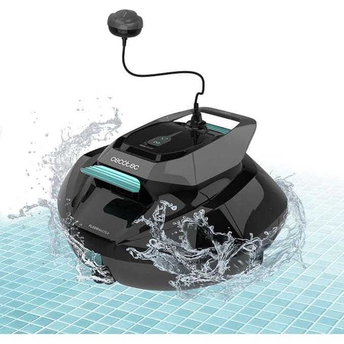 Cecotec Robot Nettoyeur de Piscine sans Fil Conga Pooldroid 1000 FloorMaster