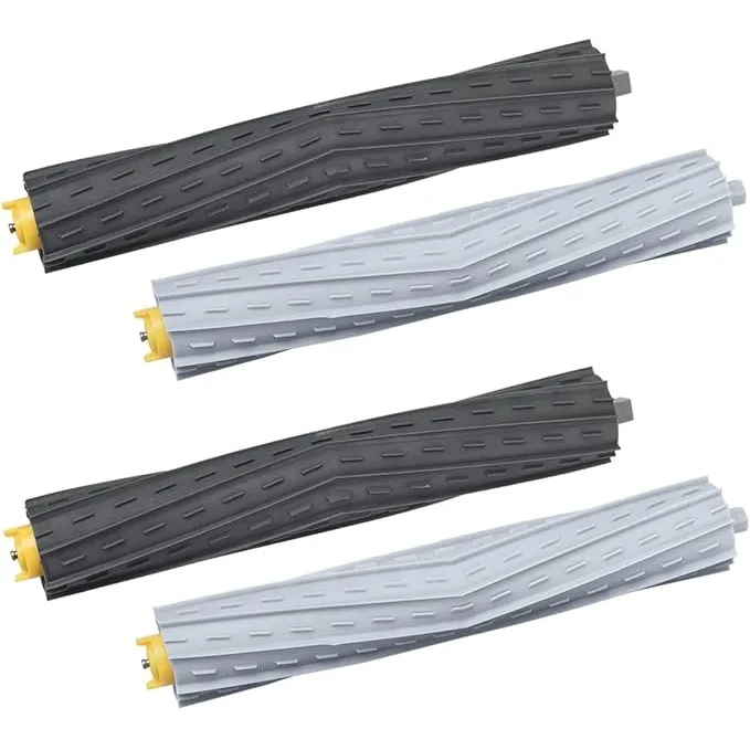 DrRobor 2 Set Cepillos de Goma de Repuesto para iRobot Roomba 800