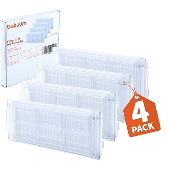 Pack 4 Filtros HEPA BAKUUM para Xiaomi S12