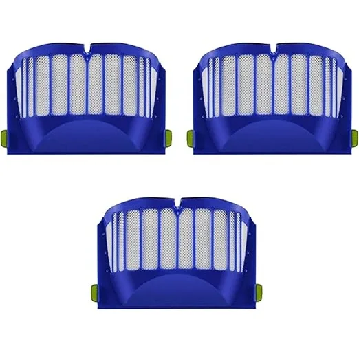 MIRTUX Kit de 3 Filtros Compatible con Roomba Serie 600