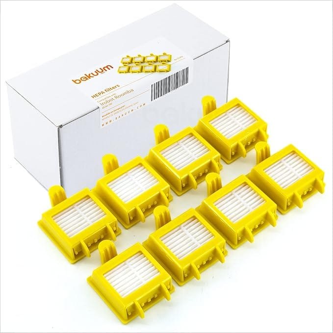 BAKUUM Pack 8 Filtros HEPA Compatible con iRobot Roomba Serie 700