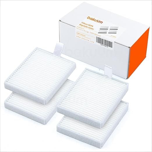 BAKUUM Pack 4 Filtros HEPA para Xiaomi E12 y E10