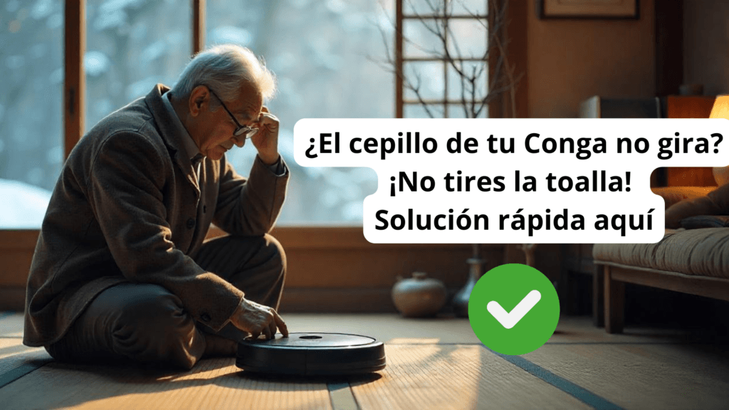 ¿El cepillo de tu Conga no gira ¡No tires la toalla Solucion rapida aqui